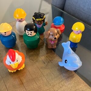 Fisher price little people Kids Toy Figures Set